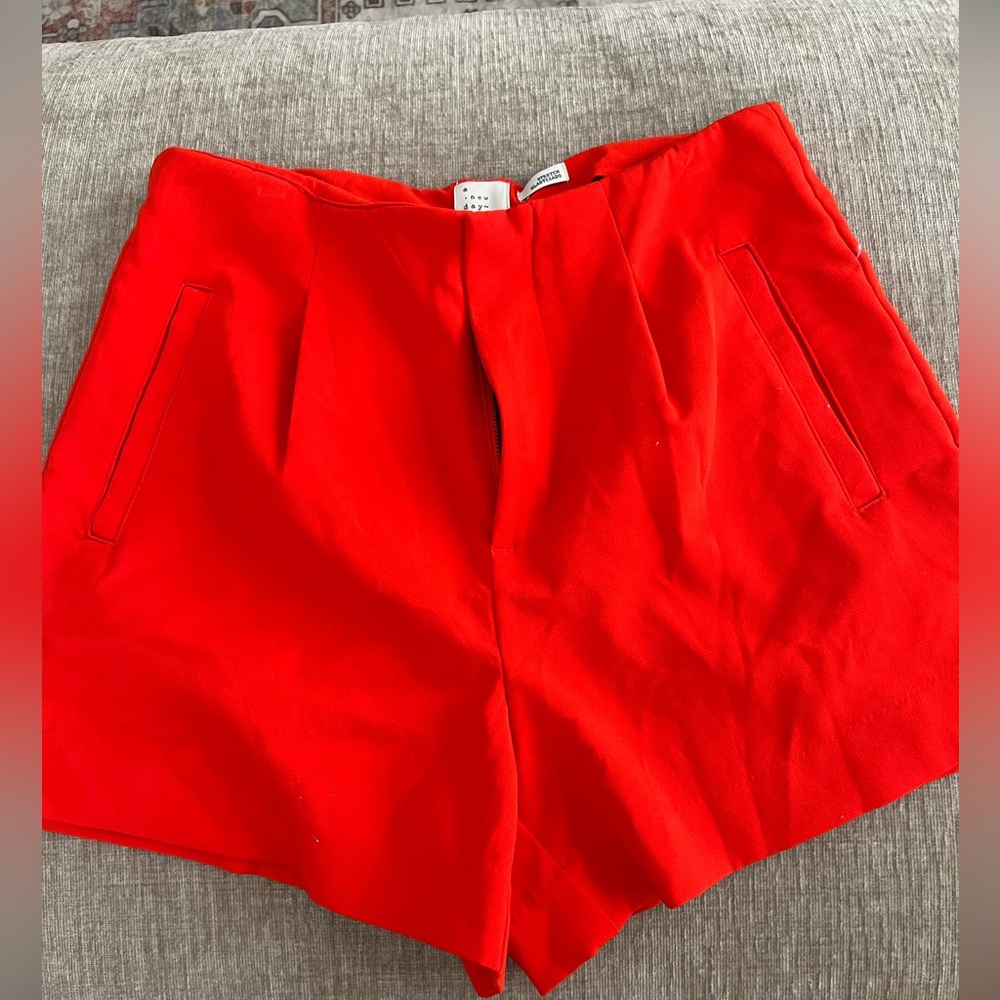 COPY - A new day red tailored shorts